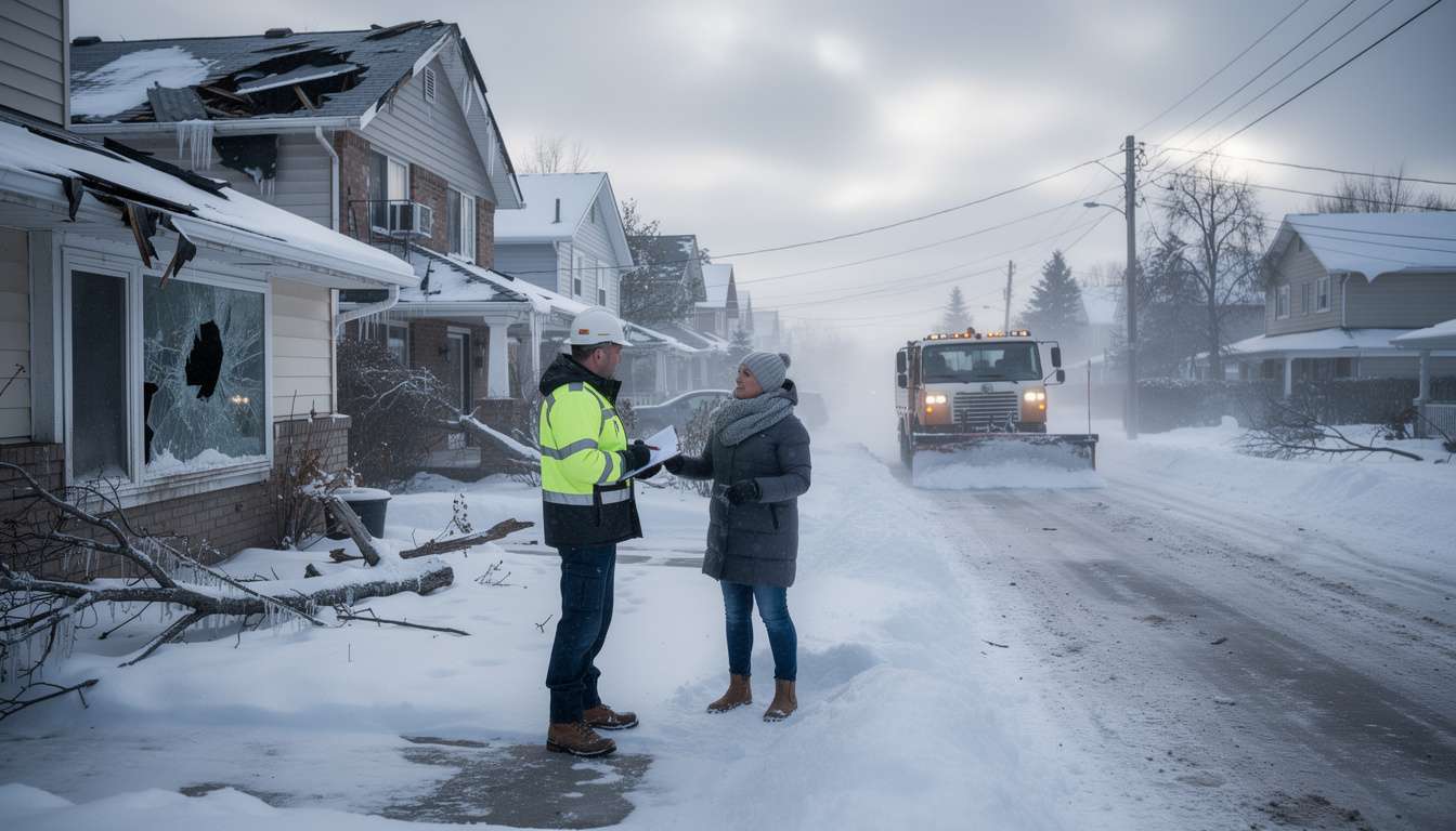 Winter Storm Damage? Essential Tips for Navigating Insurance, Hiring Contractors, and Steering Clear of Scams